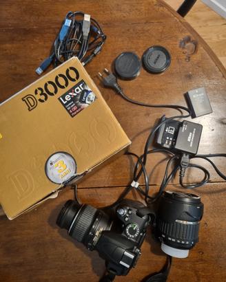 Nikon D3000 Reflex + 18-55 mm + Tamron 18-200 mm
