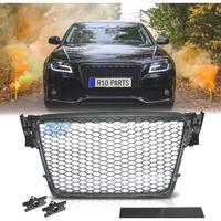 GRIGLIA PER AUDI A4 B8 08-11 COLORE NERO LOOK RS