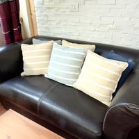 Coppia Divani 2 Posti in Ecopelle Marrone Cioccola