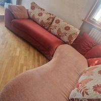 Divano 3 posti con penisola grande