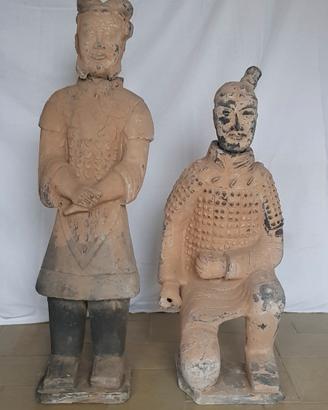 Statue terracotta Cina esercito Imperatore Qin Shi