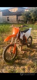 KTM SX 85 2020, poche ore + kit plastiche rosse