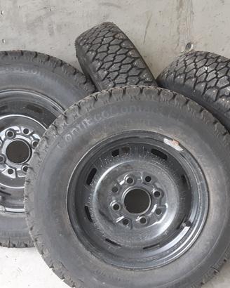 4 gomme con cerchio per piaggio