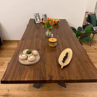 Tavolo legno cambe di ferro