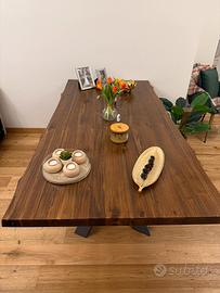 Tavolo legno cambe di ferro