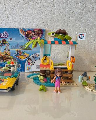 Set Lego Friends 41376 Soccorso tartarughe