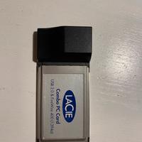 LaCie Combo PC Card USB e Firewire PCMCIA CardBus