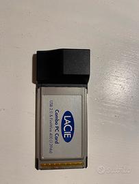 LaCie Combo PC Card USB e Firewire PCMCIA CardBus
