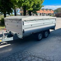 Rimorchio doppio asse cresci c12