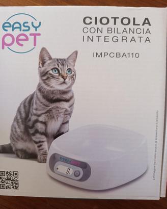 ciotola per cani e gatti con bilancia integrata 