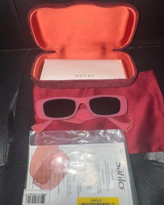 Occhiali Gucci Rosa GG0516S con Doppie Lenti usati