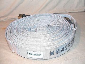 Lancia antincendio 40 cm in ottone con tubo piatto