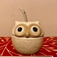 Zuccheriera portazucchero gufo