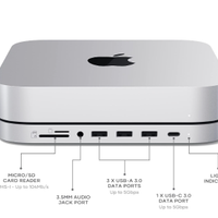 Mac Mini M2 256GB+8GB  2023 + HUB Satechi + 256GB