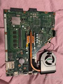 Scheda Madre ASUS X55CR con Ventola per Ricambi