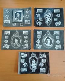 lotto cartoline "Il linguaggio dei francobolli" 