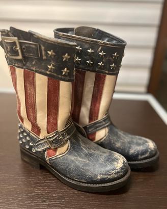 Stivali Sendra biker American flag