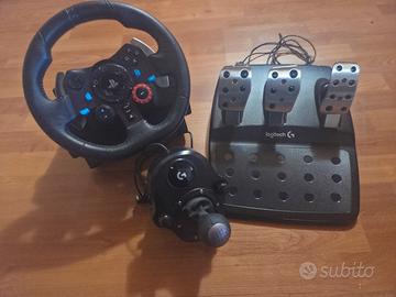 Volante e pedali logitech G29 + cambio