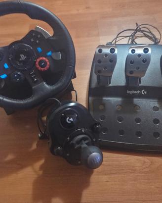 Volante e pedali logitech G29 + cambio