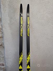 Fischer Twin Skin Carbon 200 cm con attacchi Race 