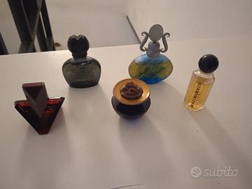 set 5 profumi mignon vintage anni 90