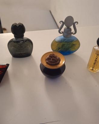 set 5 profumi mignon vintage anni 90