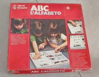 Gioco ABC l alfabeto anni 70