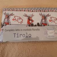 completo letto in morbida flanella