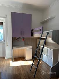 Letto a soppalco cameretta - COME NUOVO