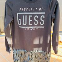 Vestito felpato Guess tg 12 cone nuovo