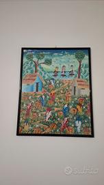 Quadro vintage arte tropicale Polvard 40x60 cm