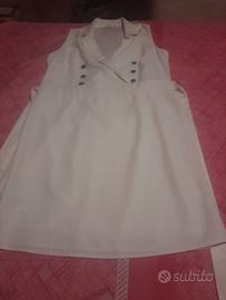 Abito bianco doppiopetto taglia XL 46/42