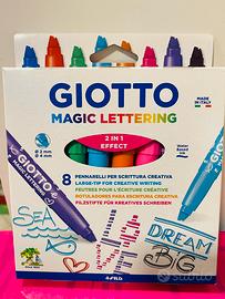 Giotto pennarelli doppia punta per lettering