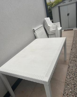 SET  GIARDINO BIANCO - per 6-10 persone
