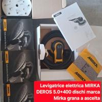 Levigatrice elettrica MIRKA deros II 5.0+400dischi
