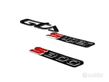 VESPA GTS 300 TARGHETTA LATERALE SCRITTA COFANO PO