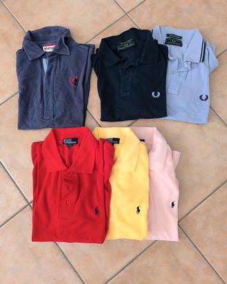 STOCK POLO RALF LAUREN-FRED PERRY (LEGGERE SOTTO) 