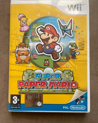 Gioco Wii super Paper Mario