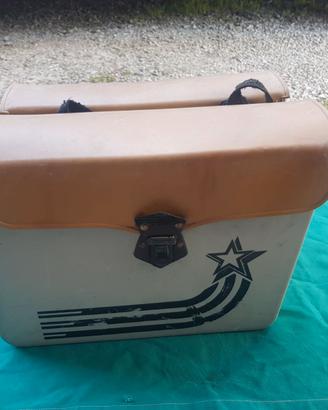 Borse laterali per Piaggio Ciao Sì bravo boxer Gri