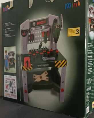 gioco tavolo da lavoro Bosch completo in scatola