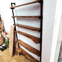 Libreria legno massello di noce nazionale 130 x 20