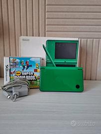 Nintendo Dsi XL verde + scatola + Super Mario bros