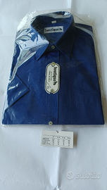 Camicia cotone 1/2 maniche uomo nuova tg 41