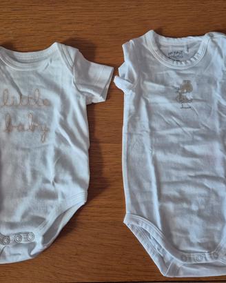 Body cotone a maniche corte 3 mesi neonato