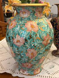 Vaso ceramica Deruta serie De Rosa
