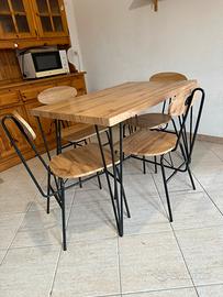 Tavolo cucina e 4 sedie KASANOVA 110x75x70