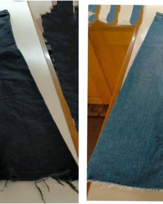 JEANS DONNA A ZAMPA ELASTICIZZATI TG. S