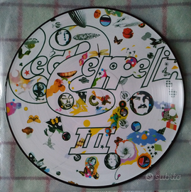 LED ZEPPELIN - III - picture LP (1970) 2005 errore