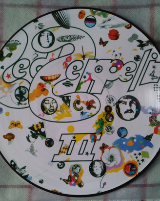 LED ZEPPELIN - III - picture LP (1970) 2005 errore