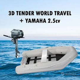 3D Tender World Travel + Yamaha 2.5cv